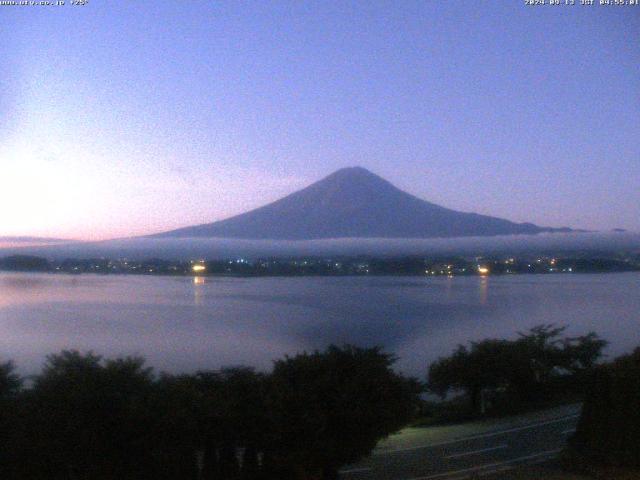 河口湖からの富士山