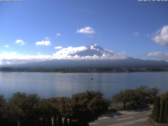 河口湖からの富士山