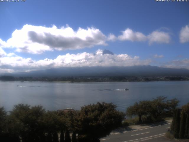 河口湖からの富士山