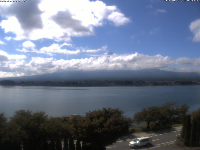 河口湖からの富士山