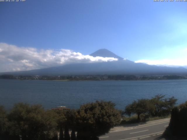 河口湖からの富士山