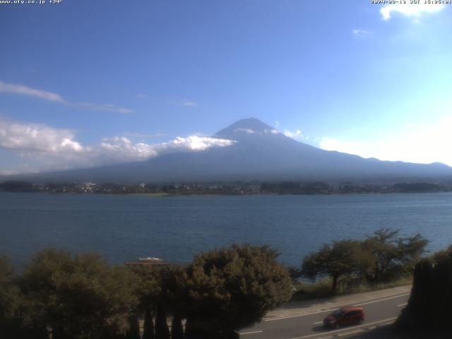 河口湖からの富士山