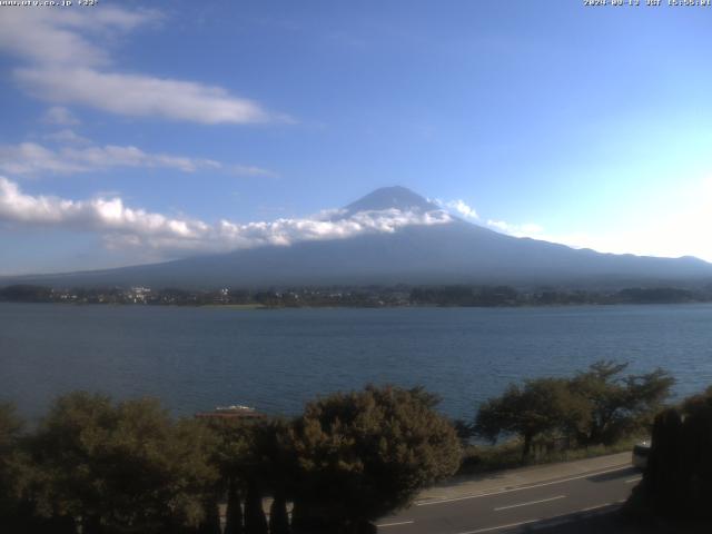 河口湖からの富士山