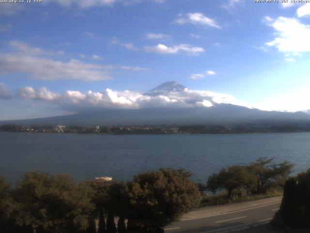 河口湖からの富士山