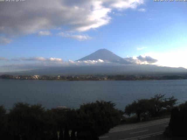 河口湖からの富士山