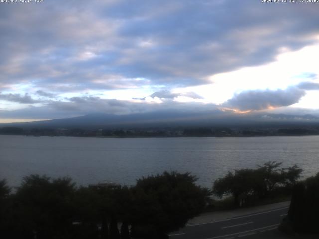 河口湖からの富士山