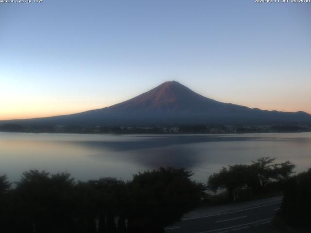 河口湖からの富士山