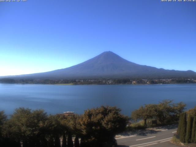 河口湖からの富士山