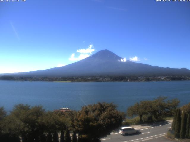 河口湖からの富士山