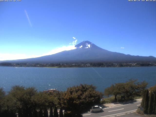 河口湖からの富士山