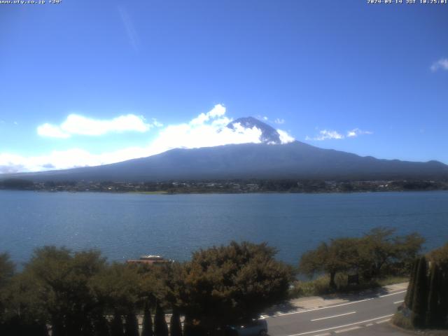 河口湖からの富士山