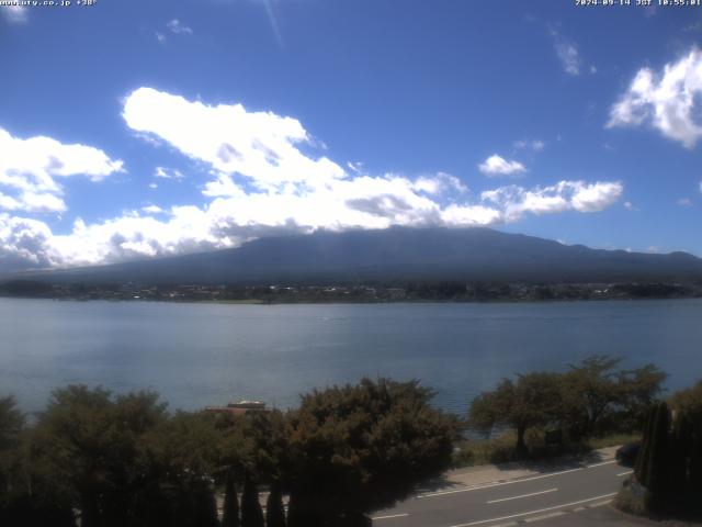 河口湖からの富士山