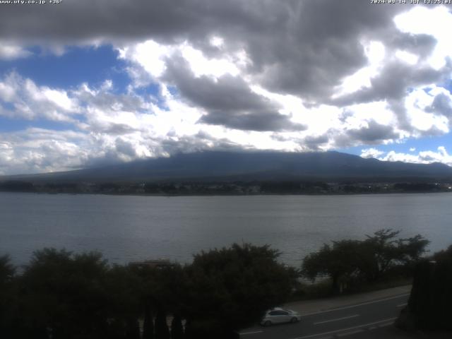 河口湖からの富士山