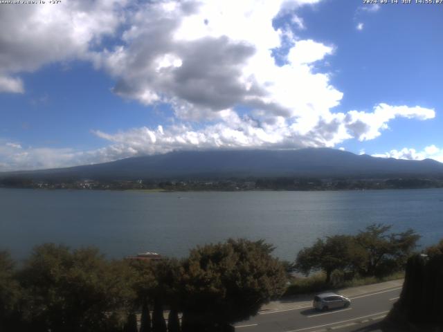 河口湖からの富士山