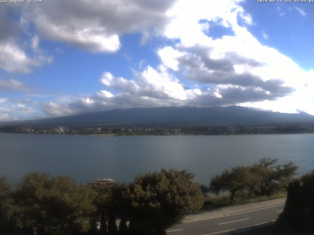 河口湖からの富士山