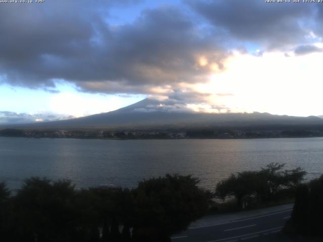 河口湖からの富士山