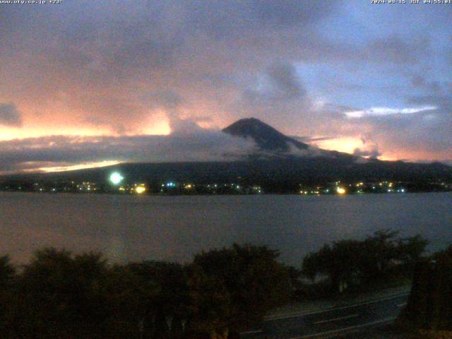 河口湖からの富士山