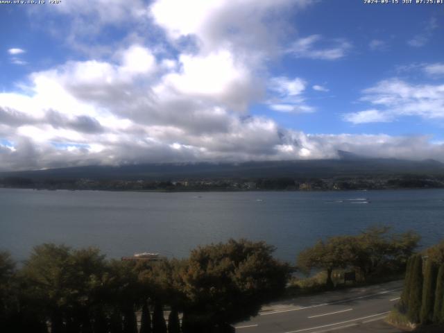 河口湖からの富士山