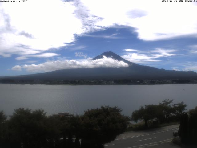 河口湖からの富士山