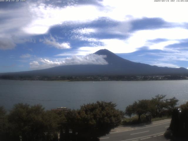 河口湖からの富士山