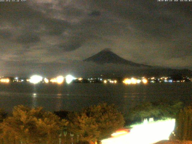 河口湖からの富士山