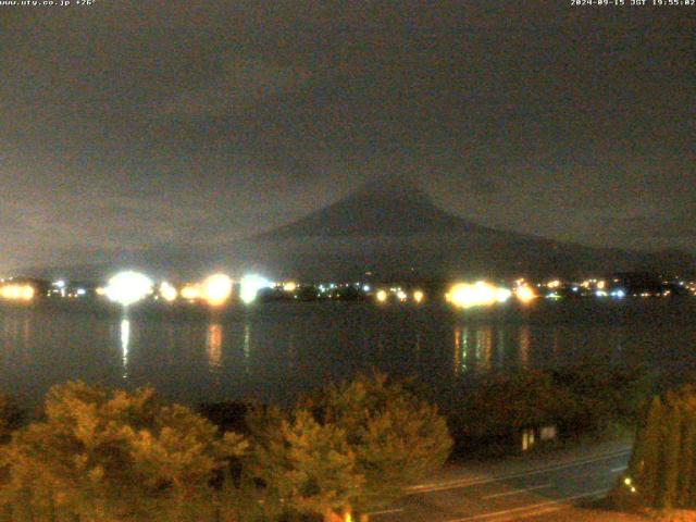 河口湖からの富士山