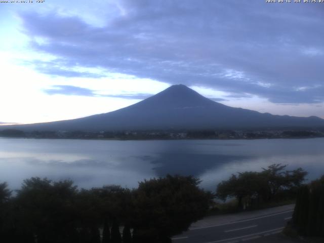 河口湖からの富士山