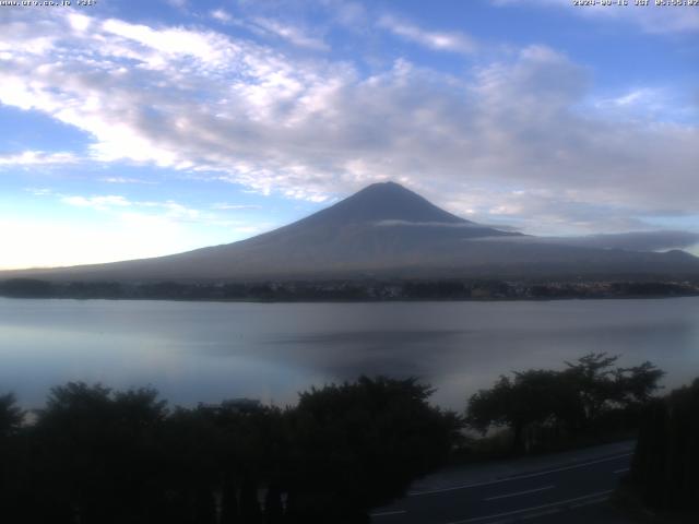 河口湖からの富士山