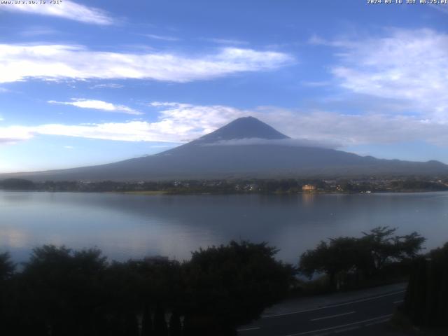 河口湖からの富士山