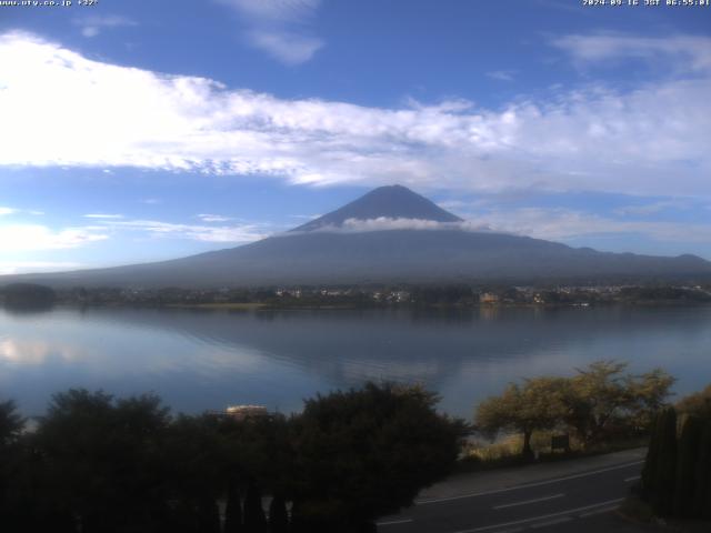 河口湖からの富士山