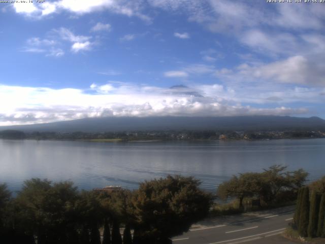 河口湖からの富士山