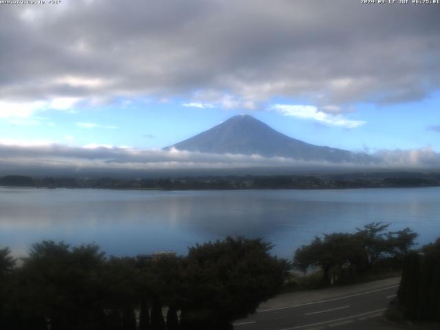 河口湖からの富士山