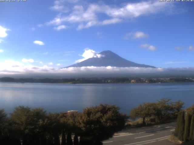 河口湖からの富士山