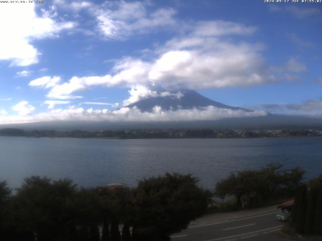 河口湖からの富士山