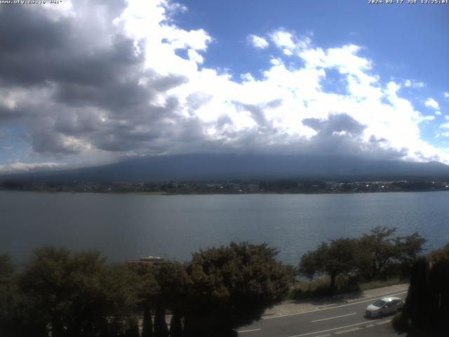 河口湖からの富士山