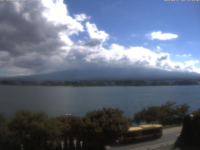 河口湖からの富士山