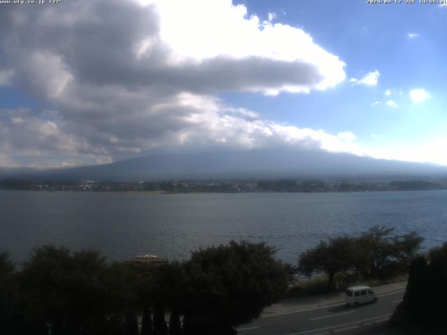 河口湖からの富士山