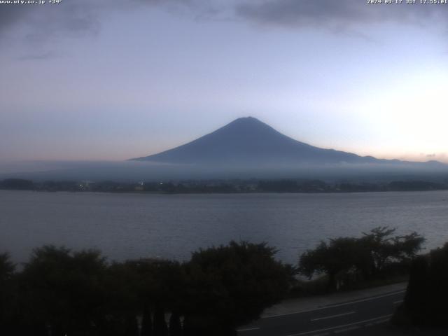 河口湖からの富士山