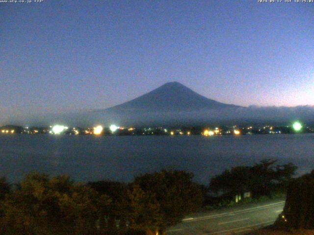 河口湖からの富士山