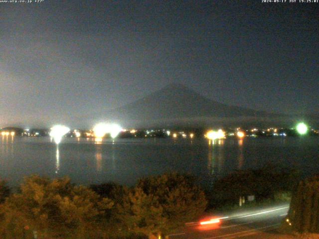 河口湖からの富士山