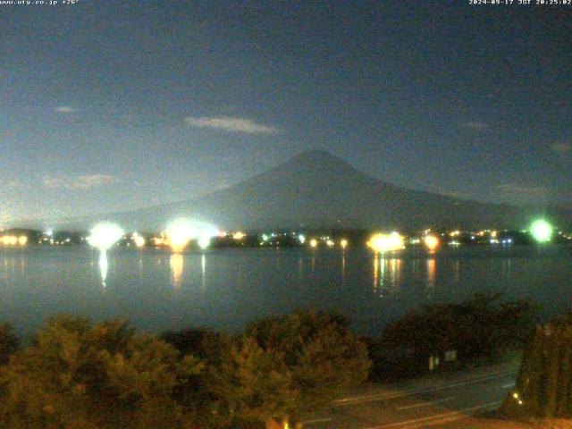 河口湖からの富士山