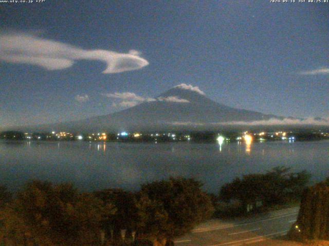 河口湖からの富士山