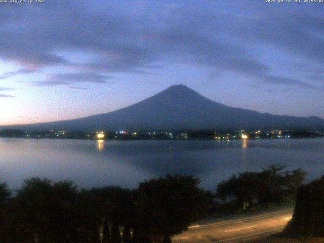 河口湖からの富士山