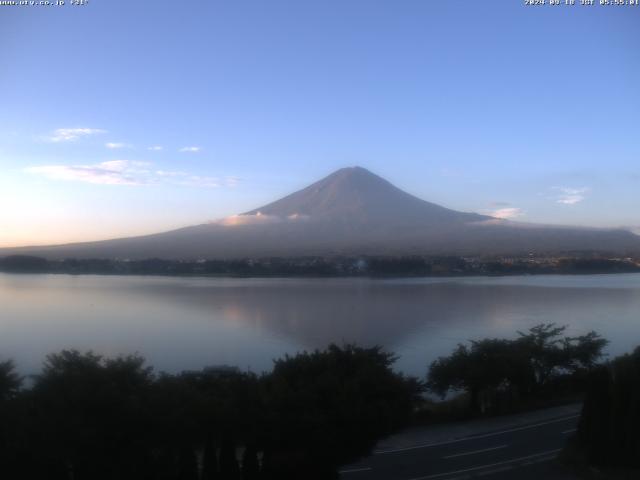 河口湖からの富士山