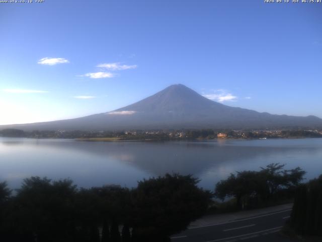 河口湖からの富士山