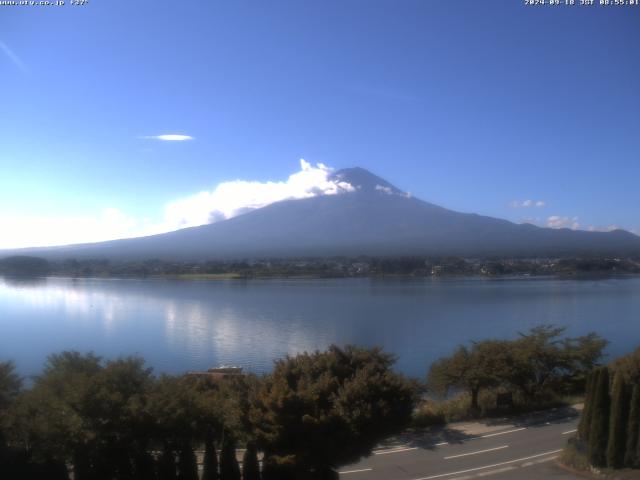 河口湖からの富士山