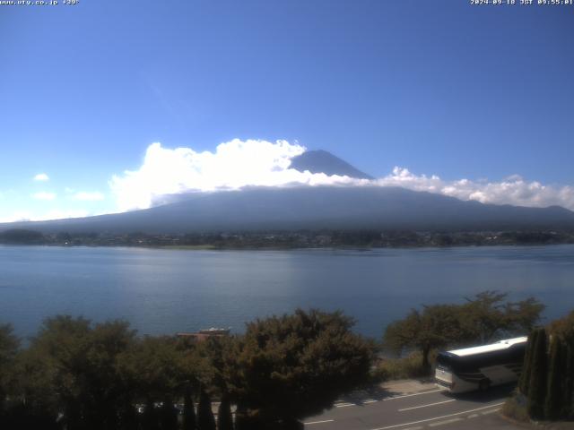 河口湖からの富士山