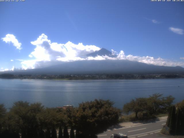 河口湖からの富士山