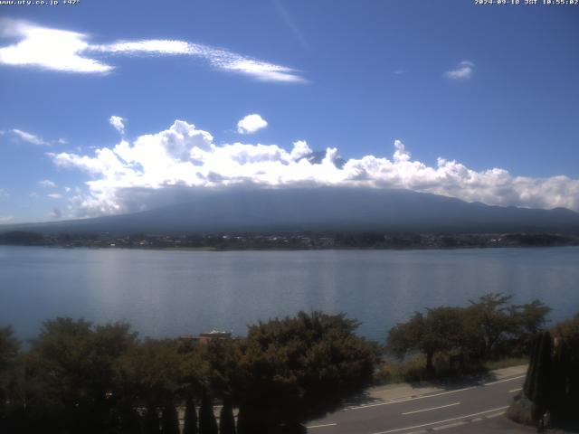 河口湖からの富士山