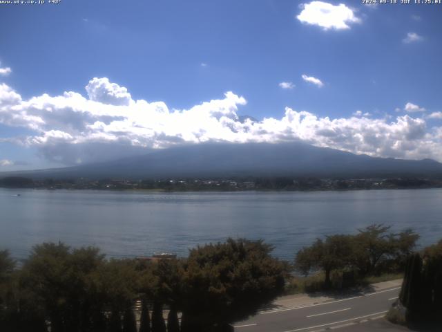 河口湖からの富士山